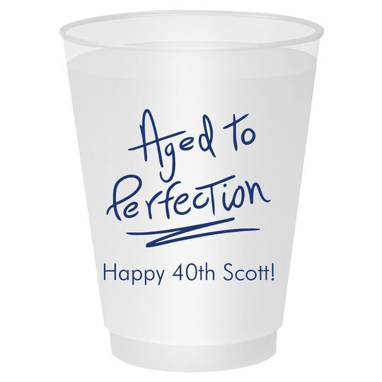 Fun Aged to Perfection Shatterproof Cups